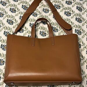 CALPAK Haven 16” Leather Tote Bag